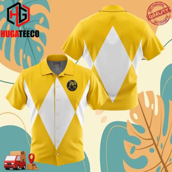 Yellow Ranger Mighty Morphin Power Rangers Hawaiian Shirt For Men And Women Summer Collections