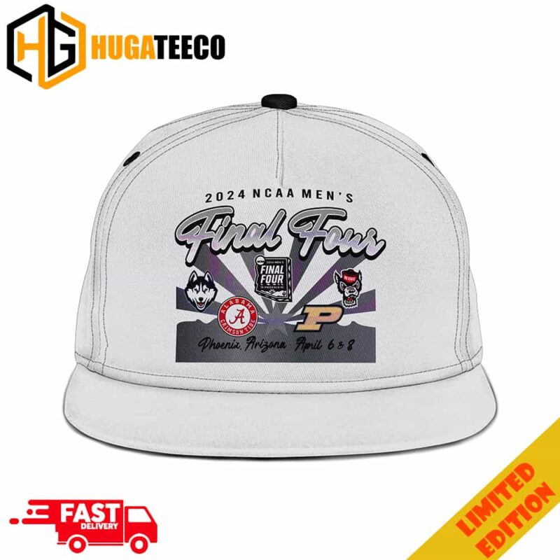 2024 Final Four Mens Basketball Team NCAA March Madness Classic Hat-Cap Snapback