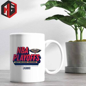 2024 NBA Playoffs New Orleans Pelicans Logo 2023-24 National Basketball Association Ceramic Mug