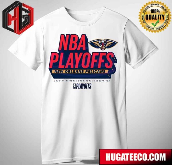 2024 NBA Playoffs New Orleans Pelicans Logo 2023-24 National Basketball Association T-Shirt