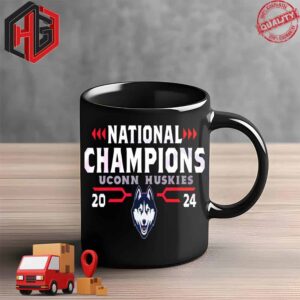 2024 National Champions Uconn Huskies NCAA Basketball Ceramic Mug