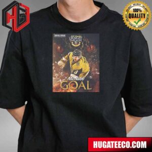 2024 Playoffs Uknight The Realm Vegas Golden Knights NHL Morgan And Morgan America’s Largest Injury Law Firm Brayden McNabb Goal T-Shirt