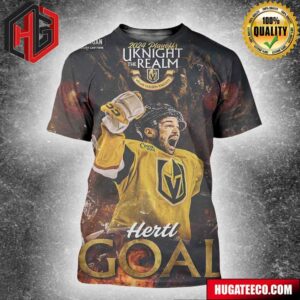 2024 Playoffs Uknight The Realm Vegas Golden Knights NHL Morgan And Morgan America’s Largest Injury Law Firm Tomas Hertl Goal 3D T-Shirt