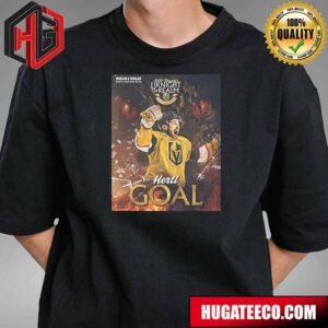 2024 Playoffs Uknight The Realm Vegas Golden Knights NHL NHL Morgan And Morgan America’s Largest Injury Law Firm Tomas Hertl GOAL T-Shirt