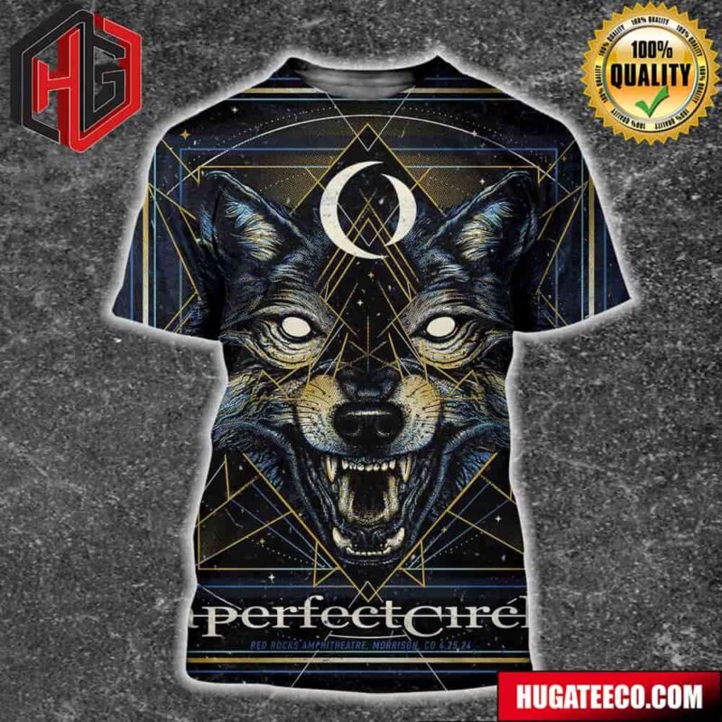 A Perfect Circle Show Tonight’s Poster For Morrison Co On April 25th 2024 All Over Print Shirt