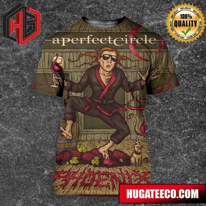 A Perfect Circle Tonight’s Poster For Phoenix Az By Tim Butler Limited Poster April 17 2024 All Over Print Shirt