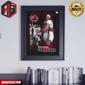 A Perfect Season For South Carolina Women’s Basketball 2024 National Champions NCAA March Madness Poster Canvas