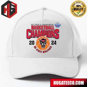 ACC Mens Tournament Basketball Champions NC State Wolfpack Hat-Cap