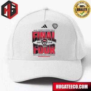 Adidas White Nc State Wolfpack 2024 NCAA Women’s Basketball Tournament March Madness Final Four Hat-Cap