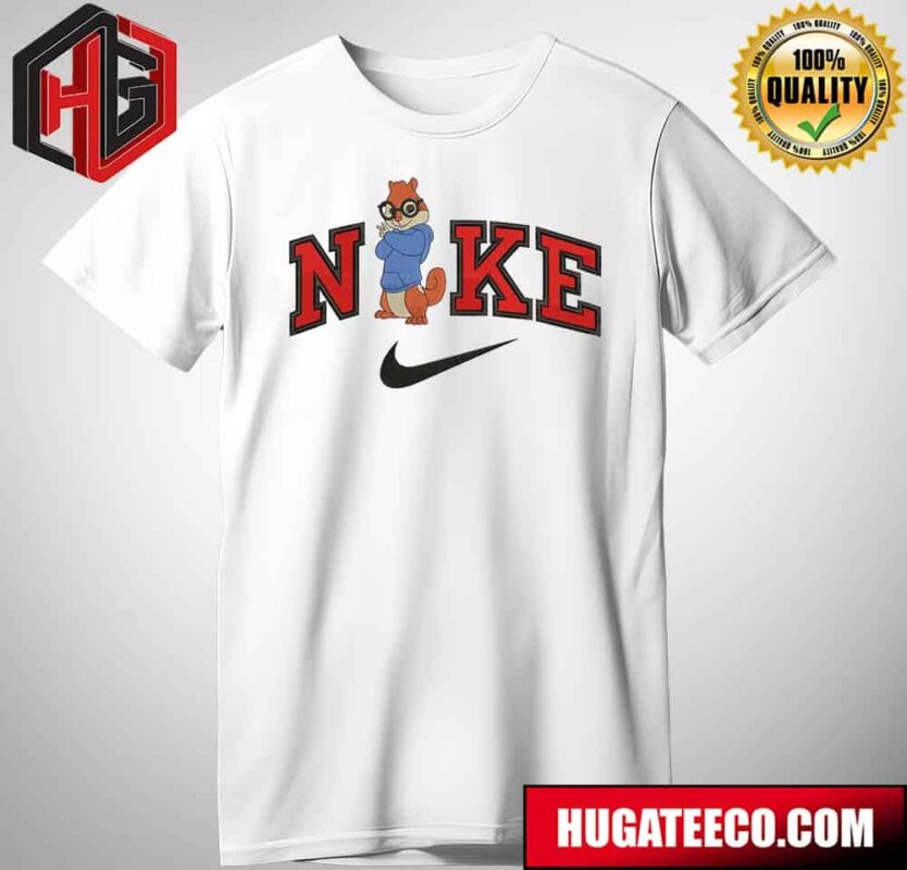 Alvin And The Chipmunks Nike Logo X Nike Swoosh Logo Merchandise T-Shirt