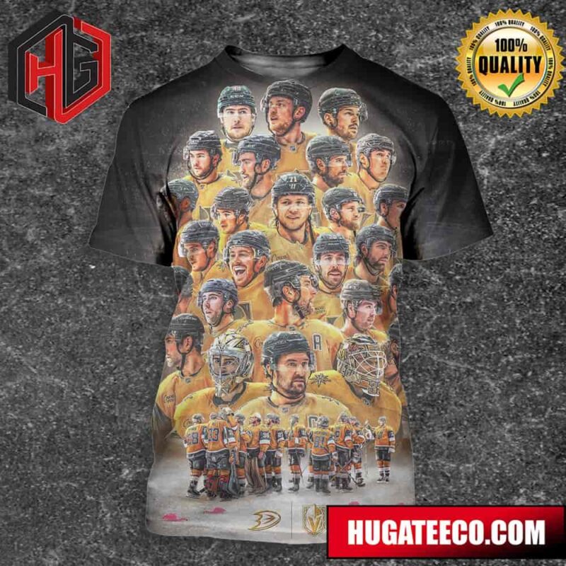 Anaheim Ducks Vs Vegas Golden Knights Time On Fox Sports Las Vegas All Over Print Shirt