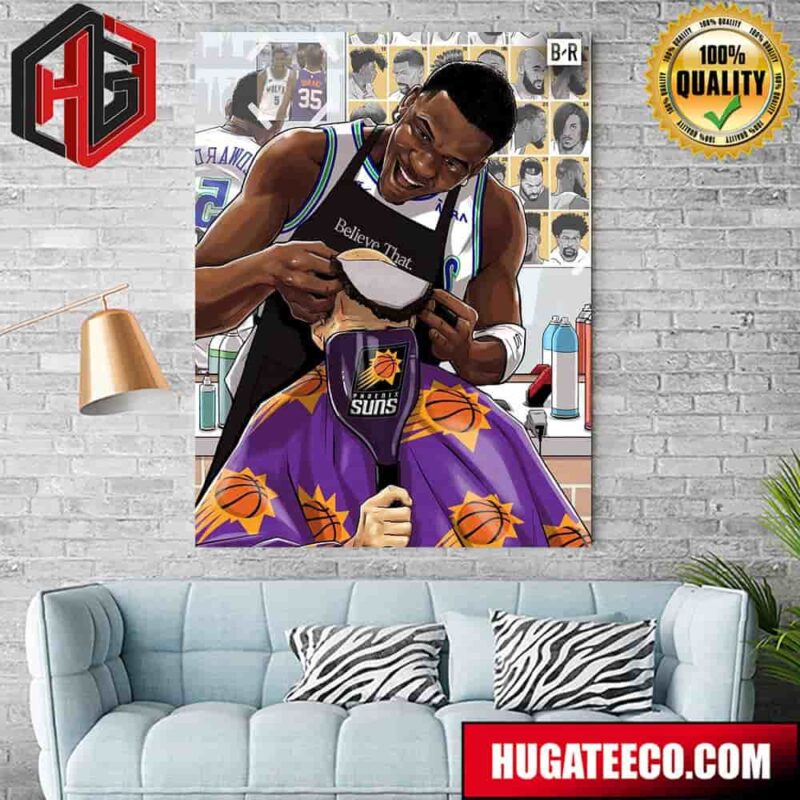 Anthony Edwards Takes Down The Suns For His 1st Career Playoff Series Win Phoenix Suns NBA Funny Poster Poster Canvas