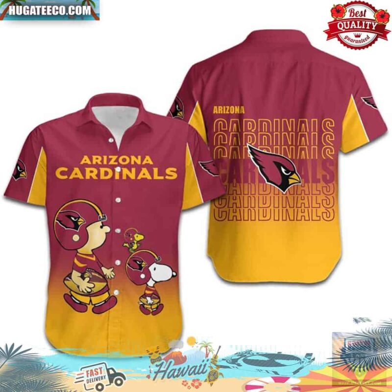 Arizona Cardinals American Football Team The Snoopy Show Hawaiian Shirt