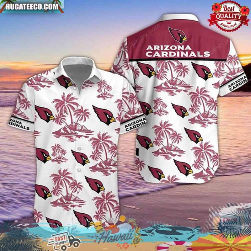 Arizona Cardinals Classic Hawaiian Shirt Beach Short