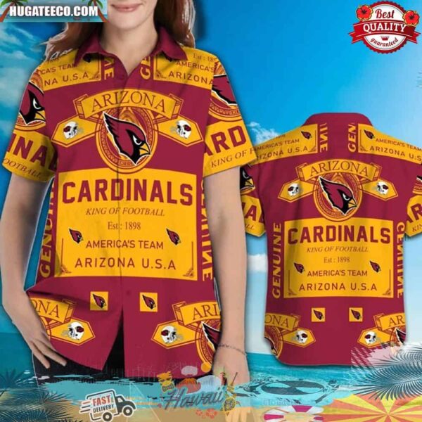 Arizona Cardinals King Of Football America’s Team Hawaiian Shirt