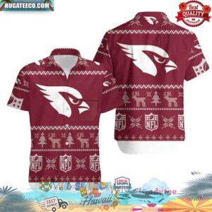 Arizona Cardinals NFL Christmas Hawaiian Shirt