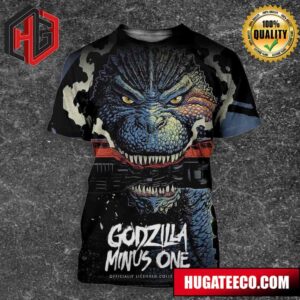 Arts Poster For Godzilla Minus One Designed By Cavitycolors All Over Print Shirt