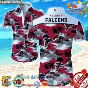 Atlanta Falcons NFL Palm Tree Car Hawaiian Shirt