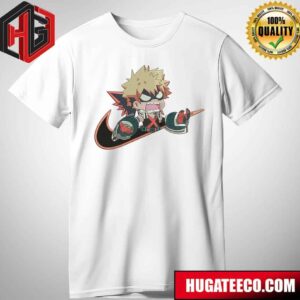 Baby Bakugou Angry My Hero Academia Nike Logo X Nike Swoosh Logo Merchandise T-Shirt