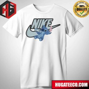 Baby Stitch Nike Logo X Nike Swoosh Logo Merchandise T-Shirt