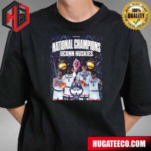 Back-To-Back Titles For Uconn Huskie National Champions NCAA 2024 T-Shirt