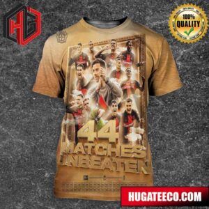 Bayer 04 Leverkusen 44 Matches Unbeaten All Over Print Shirt