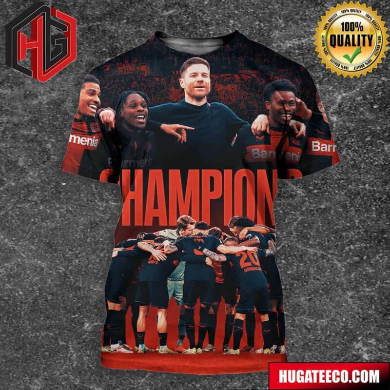 Bayer Leverkusen Is The Bundesliga Champions For The First Time Deutscher Meister All Over Print Shirt