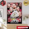 Bayer Leverkusen Is The Bundesliga Champions For The First Time Deutscher Meister Poster Canvas