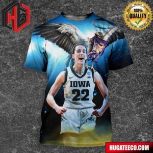 Big Ten Women’s Basketball Next Stop Cleveland Iowa Hawkeyes Advanced To 2024 Women’s Final Four At Cleveland NCAA March Madness 3D T-Shirt
