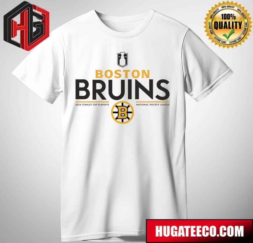 Boston Bruins Fanatics Branded 2024 Stanley Cup Playoffs Authentic Pro T-Shirt