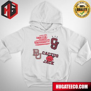 Boston University  Cactus Jack Goes Back To College Travis Scott X Fanatics X Mitchell And Ness With NCAA March Madness 2024 Merchandise Hoodie T-Shirt