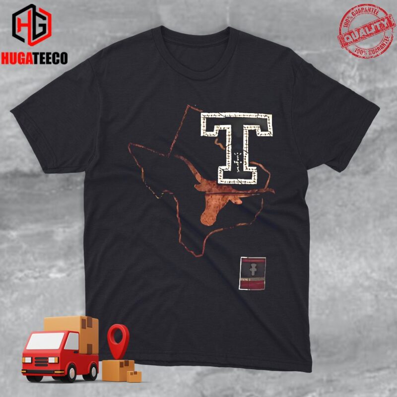 Cactus Jack Goes Back Travis Scott Collab With Fanatics And Mitchell And Ness Texas Longhorns x NCAA March Madness 2024 T-Shirt