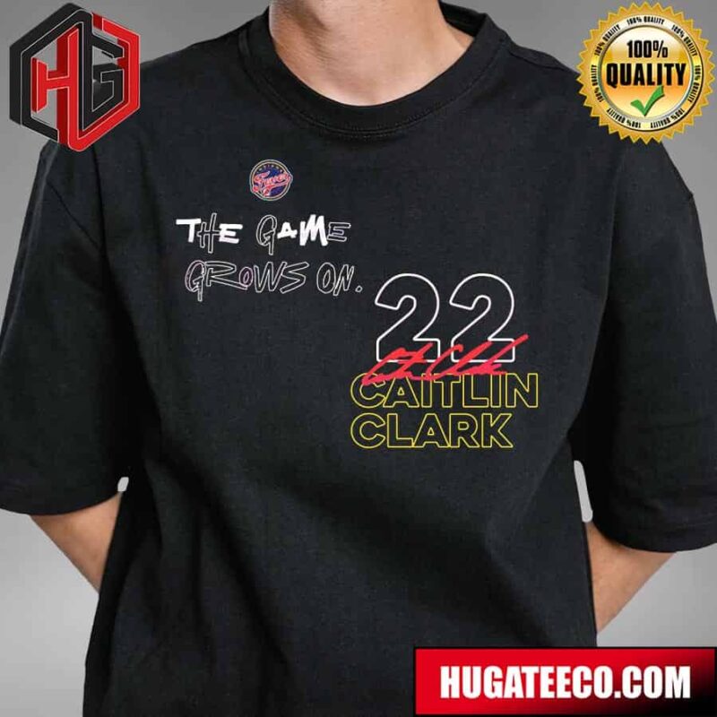 Caitlin Clark 22 Indiana Fever WNBA Basketball Team The Game Grows On T-Shirt