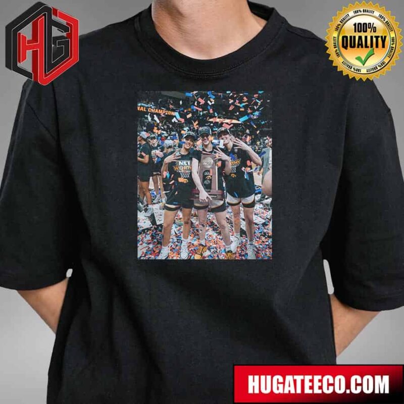 Caitlin Clark And Her Teammates Celebrate Their Victory At The 2024 NCAA Women’s Tournament Finals T-Shirt