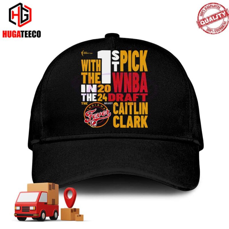 Caitlin Clark Indiana Fever 2024 WNBA Draft 1st Pick Classic Hat-Cap Snapback