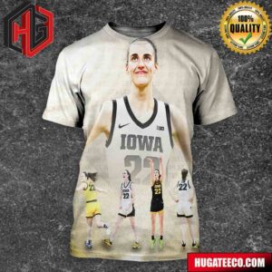 Caitlin Clark Iowa Haweyes Leaves College Basketball With An Incredible Impact On The Sport 3D T-Shirt