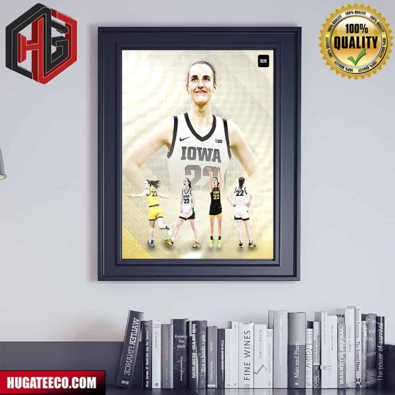 Caitlin Clark Iowa Haweyes Leaves College Basketball With An Incredible Impact On The Sport Poster Canvas