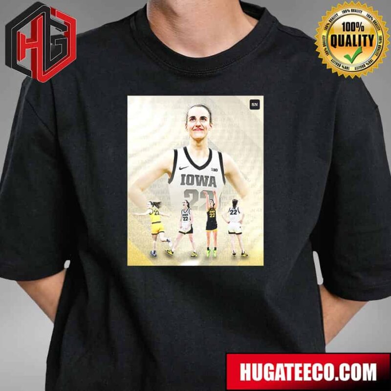 Caitlin Clark Iowa Haweyes Leaves College Basketball With An Incredible Impact On The Sport T-Shirt