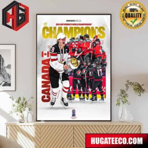 Canada Takes Back The Gold 2024 IIHF Womens World Championship Poster Canvas