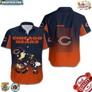 Chicago Bears American Football Team The Snoopy Show Hawaiian Shirt