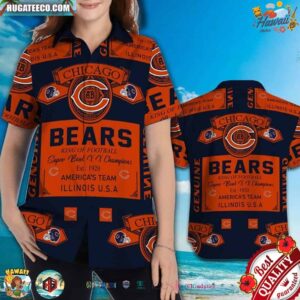 Chicago Bears King Of Football America’s Team Hawaiian Shirt