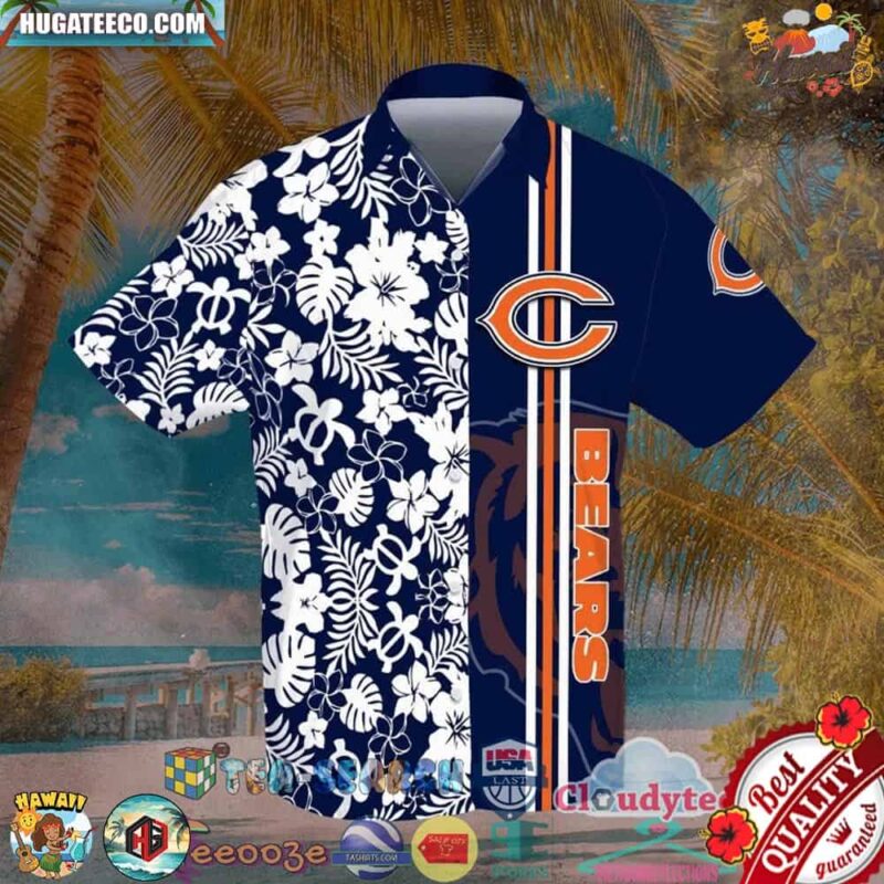 Chicago Bears NFL Tropical Ver 1 Hawaiian Shirt