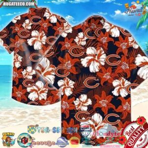 Chicago Bears NFL Tropical Ver 2 Hawaiian Shirt