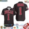 Chicago Bulls Nba Derrick Rose 1 Throwback Black Hawaiian Shirt