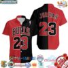 Chicago Bulls Nba Michael Jordan 23 Throwback Black Hawaiian Shirt