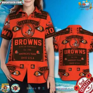 Cleveland Browns King Of Football America’s Team Hawaiian Shirt