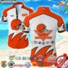 Cleveland Browns Mickey Mouse Hawaiian Shirt Beach Short