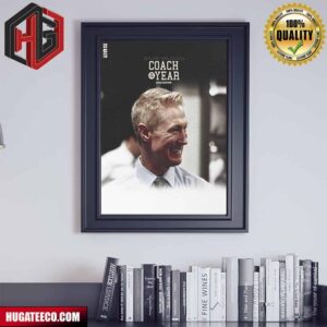 Coach Of The Year Greg Brown Poster Canvas