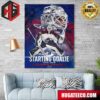 First 50 Career Playoff Games Stanley Cup Playoffs NHL 2024 Poster Canvas