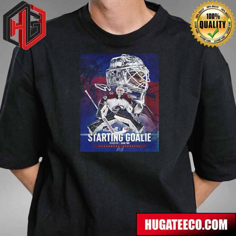 Colorado Avalanche Alexandar Georgiev NHL Starting Goalie Round One Game Two T-Shirt